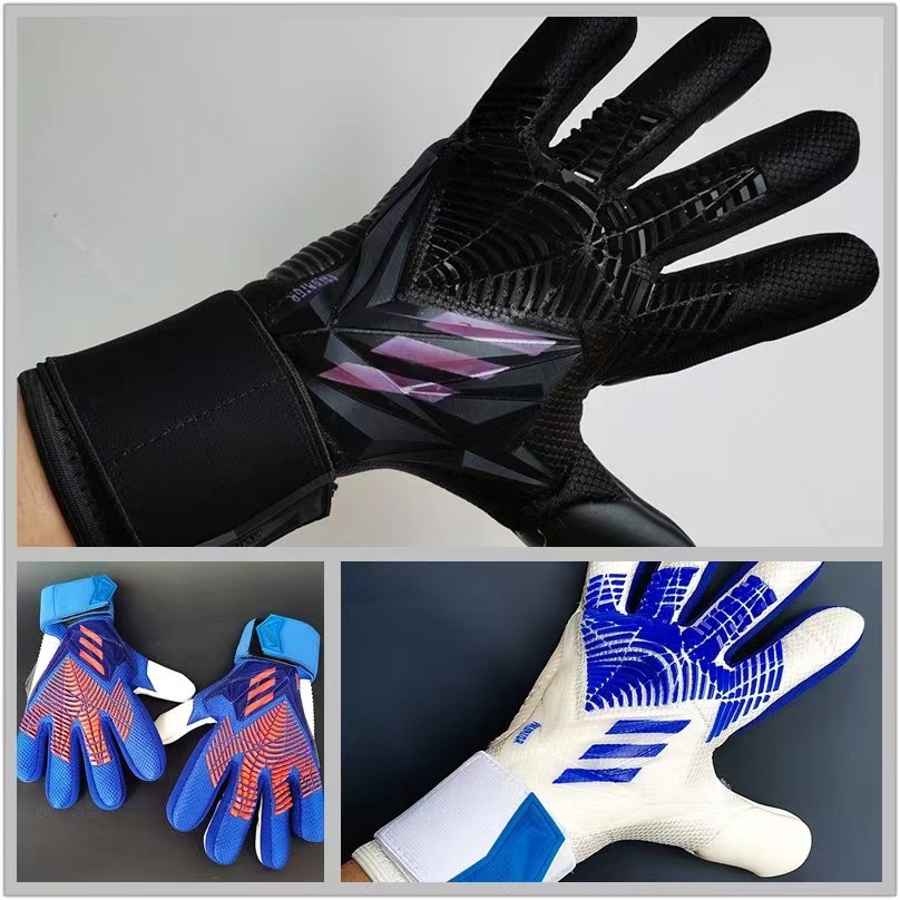 ถุงมือสำหรับผู้รักษาประตูมืออาชีพ เหมาะสำหรับการแข่งขัน ทำจากยางกันลื่น