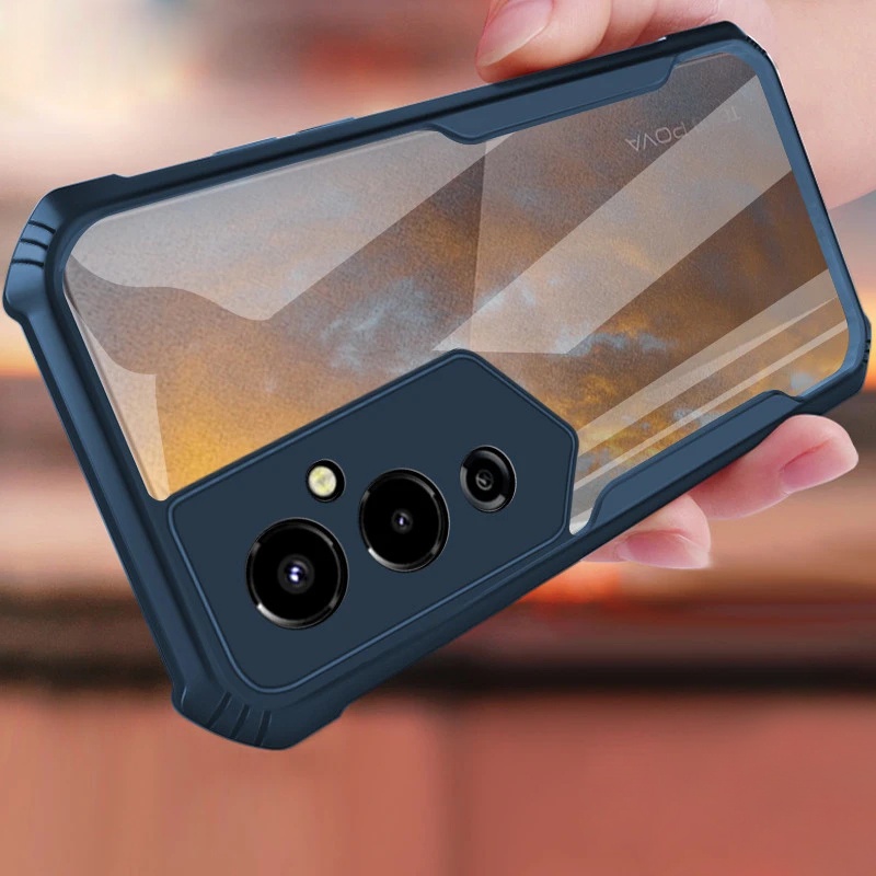 เคสโทรศัพท์มือถือใส แบบนิ่ม กันกระแทก แบบเรียบง่าย สําหรับ Tecno POVA 6 5 4 Pro 3 2 Neo 2 POP 6 Pro