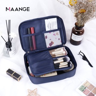 Maange กระเป๋าเครื่องสําอาง ความจุขนาดใหญ่ แบบพกพา สําหรับเด…