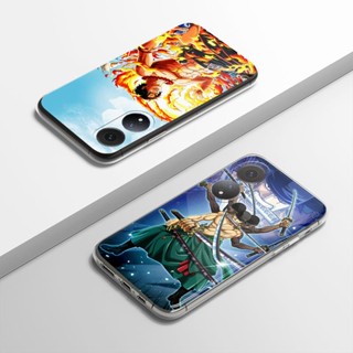 One Piece ปลอก เคสโทรศัพท์ วีโว่ OPPO A78 5G TPU ฝาครอบกันกระแทกซิลิโคนนุ่มใส 52