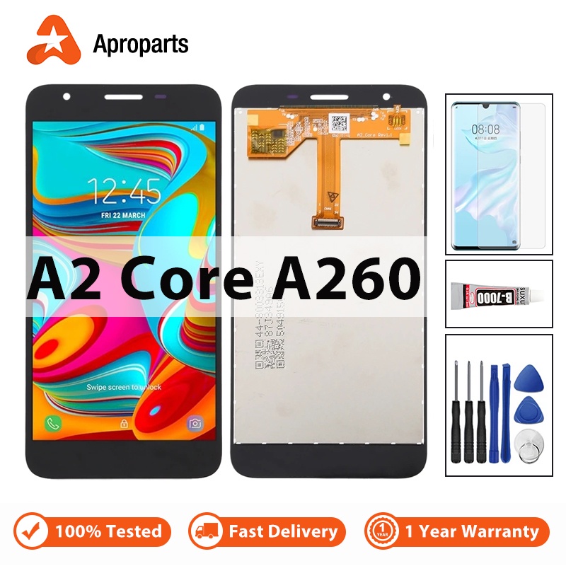 หน้าจอสําหรับ Samsung Galaxy A2 Core A260 SM-A260F/DS A260G จอแสดงผล LCD Touch Panel Digitizer Assem