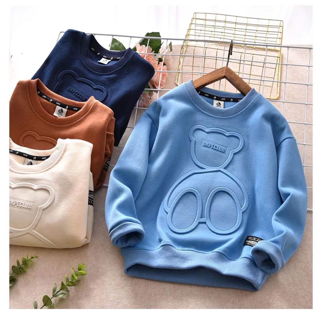 [ML] 80-160 ซม. เสื้อกันหนาวเด็ก ฤดูใบไม้ร่วง ยุโรป อเมริกัน สินค้าใหม่ เสื้อผ้าเด็ก ผู้ชาย ผ้าฝ้าย เสื้อกีฬา ผ้าเด็ก