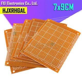 Igmopnrq แผ่นบอร์ดวงจรทดลอง PCB 7x9 ซม. 7x9 ซม. DIY 100 ชิ้น