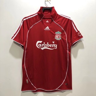 เสื้อยืด ลายทีมชาติฟุตบอล Liverpool Gaopin 2006/2008 season ชุดเหย้า สไตล์เรโทร