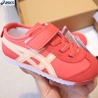 Original ASICS รองเท้าผ้าใบลําลอง แฟชั่นสําหรับเด็ก