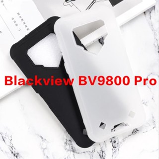 เคสโทรศัพท์มือถือ ซิลิโคนนุ่ม TPU สําหรับ Blackview BV9800 Pro