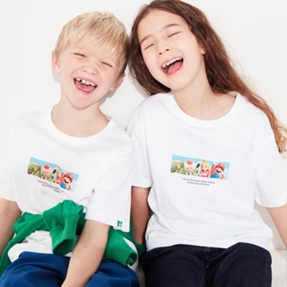 Uniqlo KIDS THE SUPER MARIO BROS MOVIE UT (เสื้อยืด แขนสั้น พิมพ์ลายกราฟฟิค) 5487