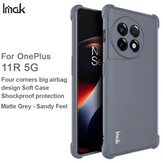 Imak OnePlus Ace 2 5G / One Plus 11R 5G เคสโทรศัพท์ กันลื่น ฝ้า 1 + Ace2 5G เคลือบด้าน ถุงลมนิรภัย โดยสี่มุม เคสป้องกันด้านหลัง