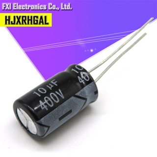 ตัวเก็บประจุไฟฟ้า 400V10UF 10 * 17 มม. 10UF 400V 10 * 17 10 ชิ้น