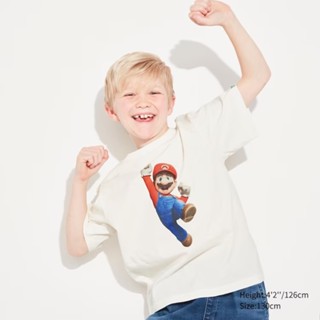 Uniqlo KIDS THE SUPER MARIO BROS MOVIE UT (เสื้อยืด แขนสั้น พิมพ์ลายกราฟฟิค) 5485