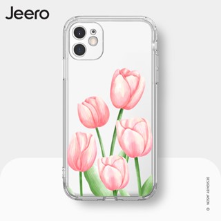 Jeero เคสไอโฟน เคสซิลิโคนนุ่มกันกระแทกใสน่ารักตลก เคสโทรศัพท์ Compatible for iPhone 14 13 12 11 Pro Max SE 2020 X XR XS 8 7 Plus พลัส HFE2074