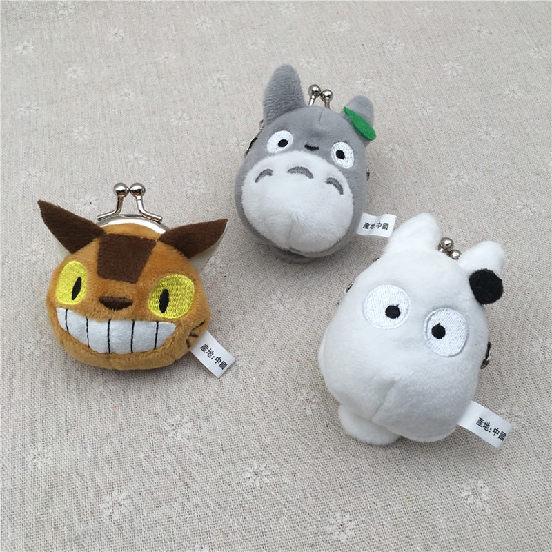 อะนิเมะ Fairydust ลูกแมวรถบัสพวงกุญแจขนาดเล็ก Briquettes ตุ๊กตา Plush Key แหวนจี้กระเป๋าสาวน่ารักของขวัญอุปกรณ์เสริม