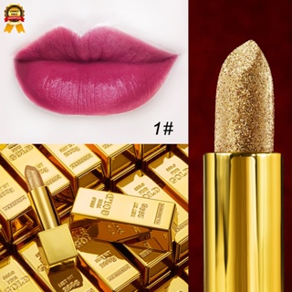 Golden ลิปสติก ลิปกลอส เนื้อกํามะหยี่ สีนู้ด ติดทนนาน 3.5 กรัม 6 สี