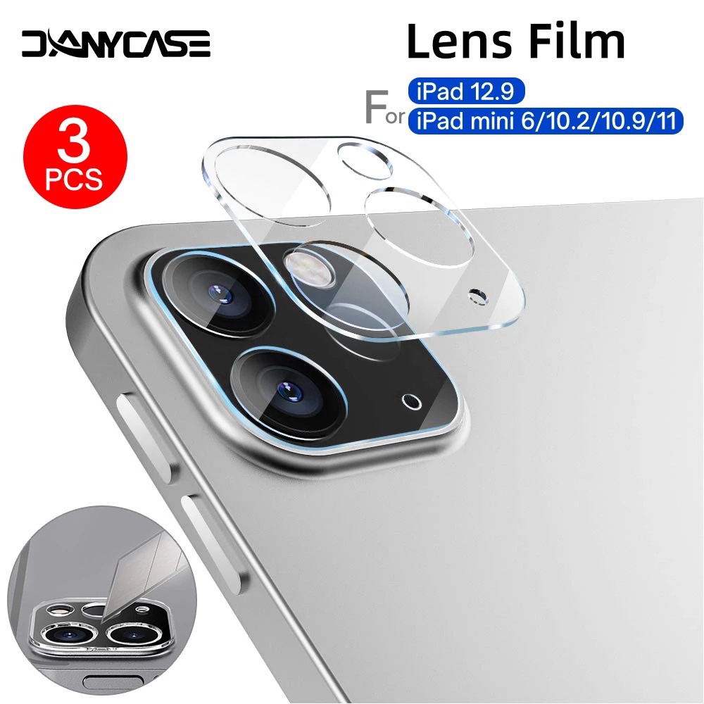 【3 ชิ้น】ฟิล์มกระจกกล้อง กันรอยเลนส์กล้อง สําหรับ ไอแพด iPad Pro 11 12.9 mini 6 2020 Air 4 10.9 10.2 7 8 9th Gen 2021