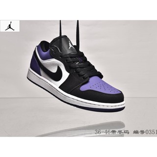 Real shot NikeAir Jordan 1 Low AJ1 รองเท้าผ้าใบลําลอง สําหรับผู้ชาย ผู้หญิง เหมาะกับการเล่นบาสเก็ตบอล