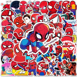 10/56 ชิ้นตลก Marvel Superhero Spiderman DIY โทรศัพท์สร้างสร…
