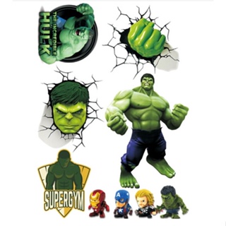 Charonyi สติกเกอร์ ลายการ์ตูน Hulk 3d สําหรับติดตกแต่งรถยนต์ 3d