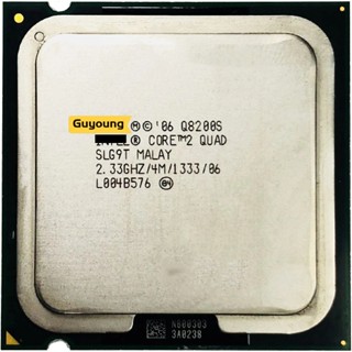 Yzx Core 2 Quad q8200s q8200s ซ็อกเก็ต CPU 775 2.33GHz FSB 1333MHz 45nm 65W หน่วยประมวลผล Quad-Core