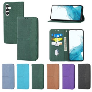 เคสโทรศัพท์หนัง แบบฝาพับแม่เหล็ก พร้อมช่องใส่บัตร สําหรับ Samsung Galaxy A34 A54 5G A24 4G