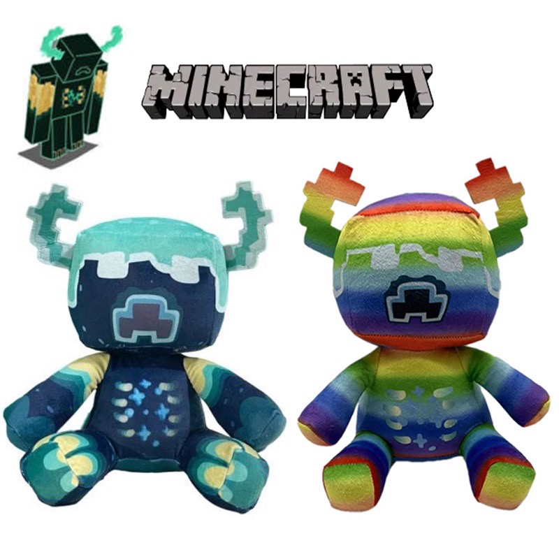 Minecraft เกม มายคราฟ Warden ตุ๊กตา Color Warden ของเล่นตุ๊กตา ของขวัญวันเกิดสำหรับเด็ก