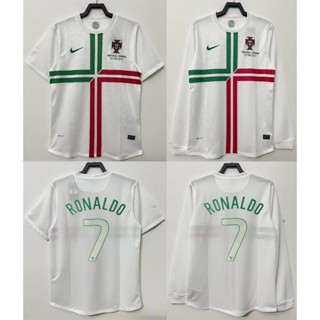 เสื้อกีฬาแขนสั้น ลายทีมชาติฟุตบอล Portugal Rui Costa Figo Ronaldo Nani Carvalho สไตล์วินเทจ คลาสสิก 2012