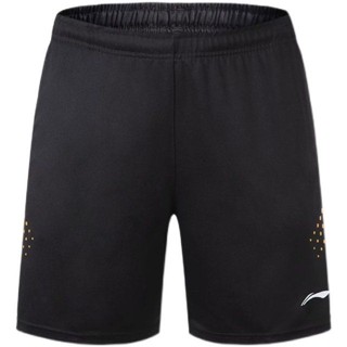 Li Ning กางเกงขาสั้น ระบายอากาศ แห้งเร็ว สําหรับเล่นกีฬา เทนนิส แบดมินตัน