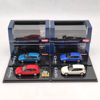 โมเดลเครื่องยนต์ JDM อัลลอย 1/64 Honda Civic EG6 SiR II5 Generation