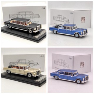 โมเดลรถยนต์จําลอง Dcm 1: 64 Mercedes-Benz pullman Pulman 600 Convertible 1966 Version