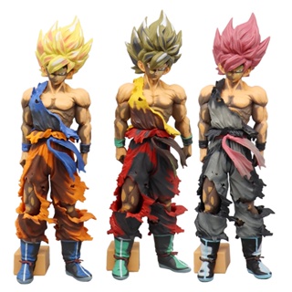 โมเดลฟิกเกอร์ PVC รูปปั้นอนิเมะ Dragon Ball Z Super Saiyan Son Goku ขนาด 32 ซม. ของขวัญวันเกิด ของเล่นของที่ระลึก สําหรับเด็ก