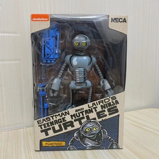 Neca ฟิกเกอร์หุ่นยนต์เต่านินจา Krang Turtles Fugitoid ขยับได้ สไตล์คลาสสิก