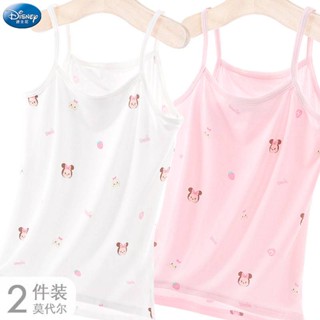 Disney girl camisole modal summer thin childrens toddler underwear ชุดชั้นใน