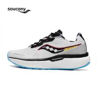 Original Saucony Triumph 19 รองเท้าผ้าใบลําลอง ข้อสั้น ดูดซับแรงกระแทก เหมาะกับการวิ่ง