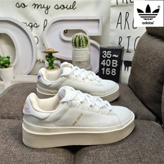 Original Adidas Originals Stan Smith Bonega 28 W Smith Clover รองเท้าผ้าใบลําลอง สีขาว เหมาะกับการเล่นกีฬา