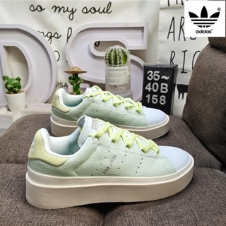 Original Adidas Originals Stan Smith Bonega 28 W Smith Clover รองเท้าผ้าใบลําลอง สีขาว เหมาะกับการเล่นกีฬา