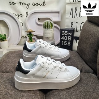 Original Adidas Originals Stan Smith Bonega 28 W Smith Clover รองเท้าผ้าใบลําลอง สีขาว เหมาะกับการเล่นกีฬา