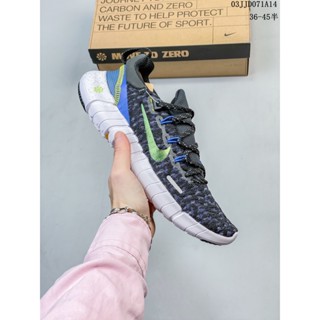 Original Nike Free RN 5.0 Next Nature รองเท้าวิ่ง น้ําหนักเบา สีดํา สีเทา