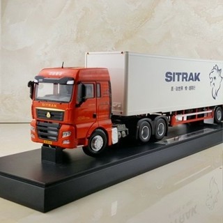 Sitrak SITRAK โมเดลรถบรรทุกอัลลอย C7H 1: 36 สีส้ม