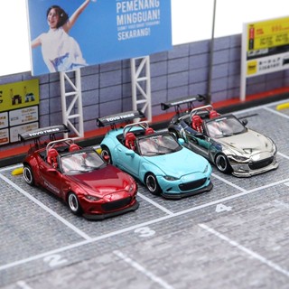 โมเดลรถยนต์จําลอง Sw 1: 64 Mazda MX5 Rocket Rabbit Mazda ของเล่นสําหรับเด็ก