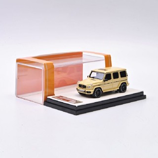 โมเดลรถยนต์จําลอง Mercedes-benz G63 AMG Desert Yellow MH Original Factory 1: 64 ของเล่นสําหรับเด็ก