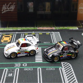 Q Version Porsche 993 โมเดลรถยนต์จําลอง 1: 64 สไตล์โมเดิร์น สําหรับเก็บสะสม