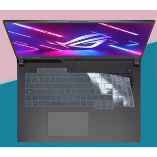 แผ่นซิลิโคนใส ป้องกันคีย์บอร์ด สําหรับ Asus ROG Strix G17 G713 G713QR G713Q G713 QR QM 17.3 นิ้ว