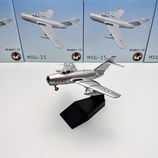 โมเดลเครื่องบินรบ 1/72 MiG 15 Bis J-5 Series โลหะผสม ของเล่นสําหรับเด็ก