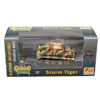 โมเดลทรัมเปเตอร์ 36102 1/72 German Assault Tiger Heavy Mortar พลาสติกจําลอง ของเล่นสําหรับเด็ก