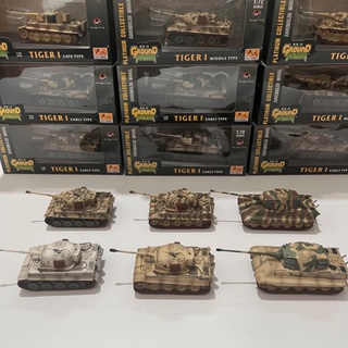 1/72 World War II โมเดลพลาสติก รูปหนูเยอรมัน เสือ สไตล์ Tiger King ของเล่นสําหรับเด็ก