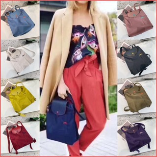 Longchamp กระเป๋าเป้สะพายหลัง ไนล่อน กันน้ํา สําหรับคุณแม่ (8 สี)