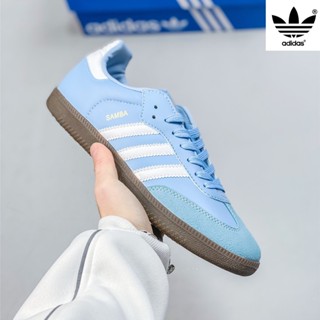 Original Adidas Samba Vegan clover รองเท้าผ้าใบลําลอง ข้อสั้น