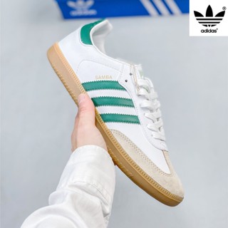 Original Adidas Samba Vegan clover รองเท้าผ้าใบลําลอง ข้อสั้น