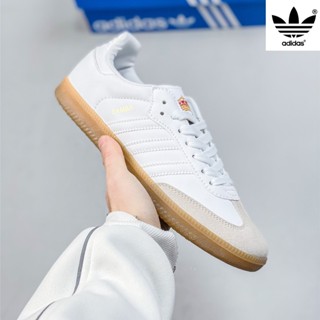 Original Adidas Samba Vegan clover รองเท้าผ้าใบลําลอง ข้อสั้น