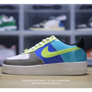 Original N_ike Wmns Air Force 107 Low "White/Cherry Blosso Pink" Air Force One Classic Low Joker รองเท้ากีฬาลําลอง