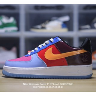 Original N_ike Wmns Air Force 107 Low "White/Cherry Blosso Pink" Air Force One Classic Low Joker รองเท้ากีฬาลําลอง